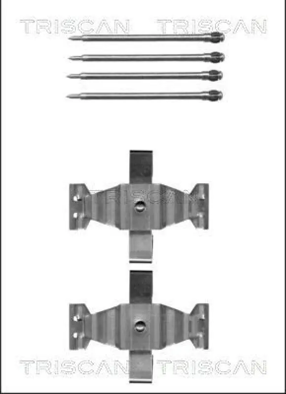 Garantierte Lieferung TRISCAN Zubehörsatz, Scheibenbremsbelag 8105 231593