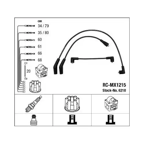 NGK Zündleitungssatz 6218 Top-Preis