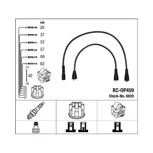 NGK Zündleitungssatz 0829 Neu Im Sortiment