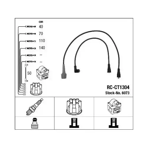 NGK Zündleitungssatz 6073 Neuheit
