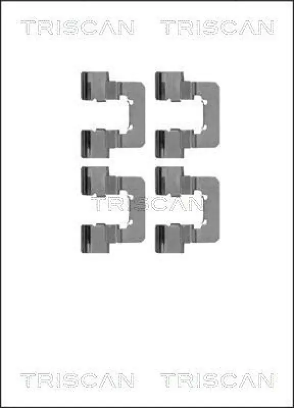 Garantierte Lieferung TRISCAN Zubehörsatz, Scheibenbremsbelag 8105 241611