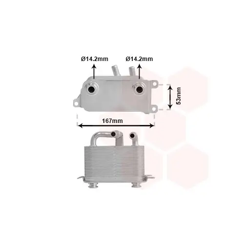 Sonderaktion VAN WEZEL Ölkühler, Automatikgetriebe *** IR PLUS *** 06003401