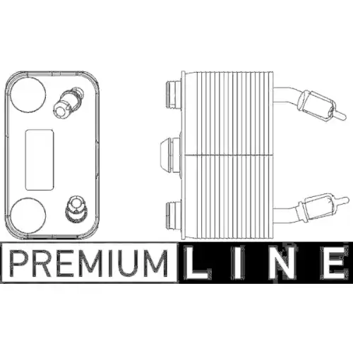 Letzte Chance MAHLE Ölkühler, Automatikgetriebe CLC 166 000P