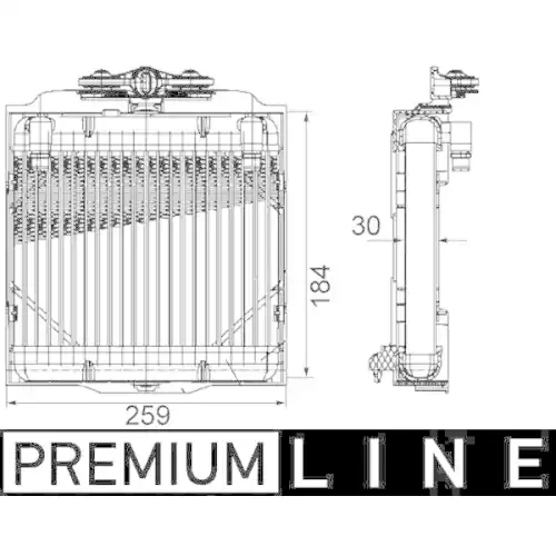 MAHLE Ölkühler, Automatikgetriebe BEHR *** PREMIUM LINE *** CLC 102 000P Direktkauf