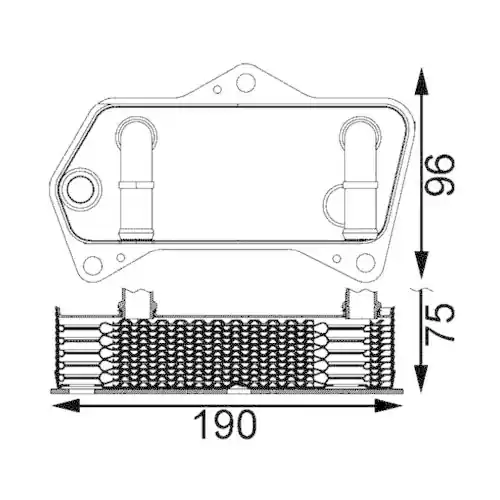 MAHLE Ölkühler, Automatikgetriebe CLC 202 000S Preisreduziert