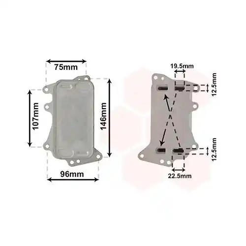 Neuheit VAN WEZEL Ölkühler, Automatikgetriebe *** IR PLUS *** 06003556