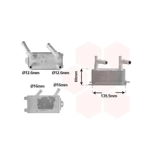 VAN WEZEL Ölkühler, Automatikgetriebe 18013710 Echt