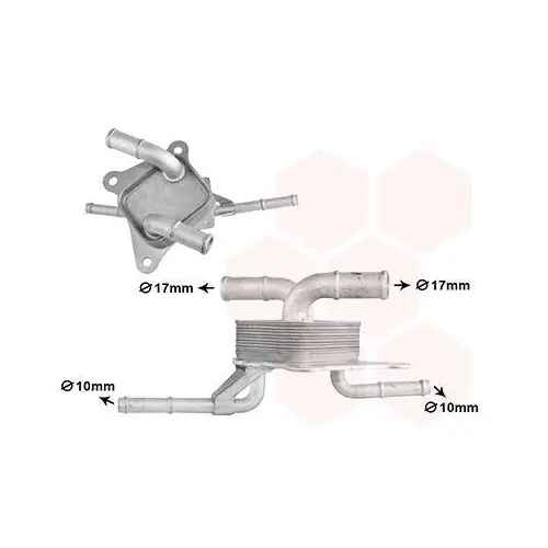 Markenware VAN WEZEL Ölkühler, Automatikgetriebe 54013700
