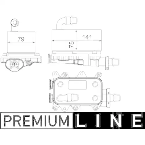 MAHLE Ölkühler, Automatikgetriebe CLC 19 000P Aktuell