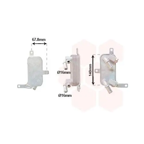 VAN WEZEL Ölkühler, Automatikgetriebe 37013734 Neue Kollektion