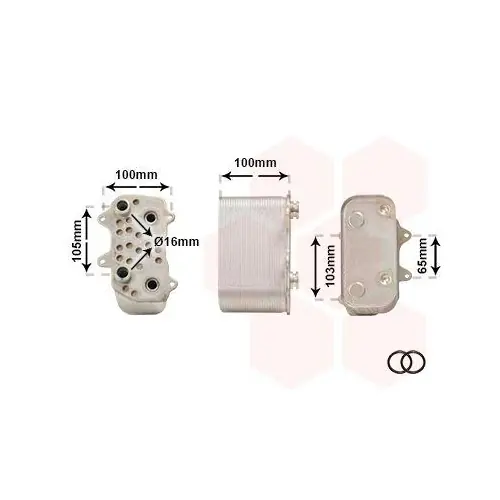 VAN WEZEL Ölkühler, Automatikgetriebe *** IR PLUS *** Billig