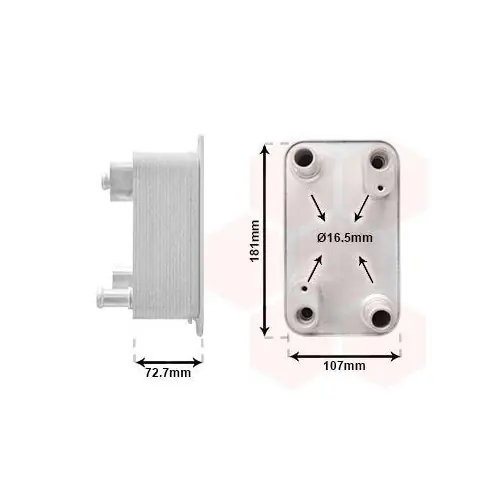 VAN WEZEL Ölkühler, Automatikgetriebe 03013700 Sichere Zahlung