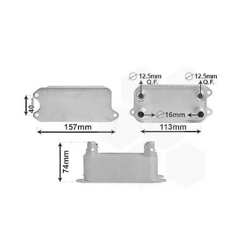 Gratis Versand VAN WEZEL Ölkühler, Automatikgetriebe 30013702