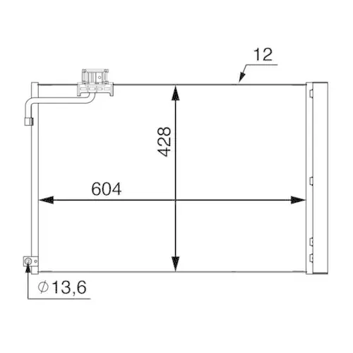 Sonderaktion MAHLE Kondensator, Klimaanlage AC 51 000S