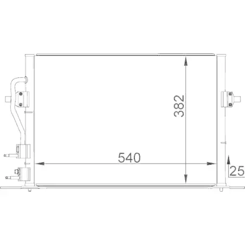 Billig MAHLE Kondensator, Klimaanlage AC 158 000S