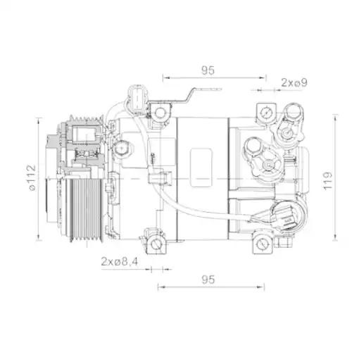 MAHLE Kompressor, Klimaanlage ACP 1461 000P Neu