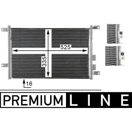 Preis Gesenkt MAHLE Kondensator, Klimaanlage BEHR *** PREMIUM LINE *** AC 804 000P