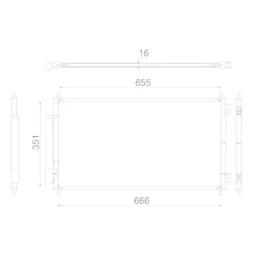 Kracherpreis MAHLE Kondensator, Klimaanlage BEHR AC 811 000S