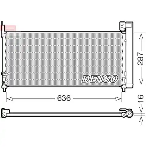 DENSO Kondensator, Klimaanlage DCN50122 Nur Für Kurze Zeit