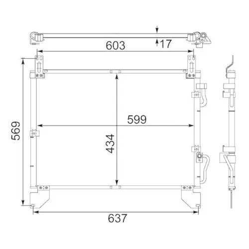 Highlight MAHLE Kondensator, Klimaanlage BEHR AC 480 000S