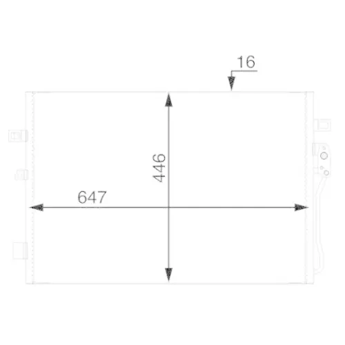Jetzt Kaufen MAHLE Kondensator, Klimaanlage BEHR AC 46 000S